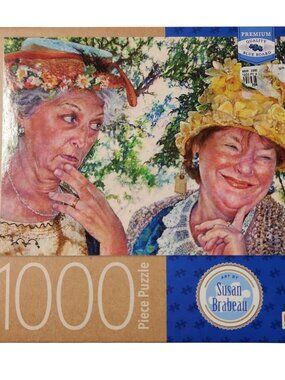 Milton Bradley Susan Brabeau 1,000 Piece BEST FRIENDS Jigsaw Puzzle 20x27